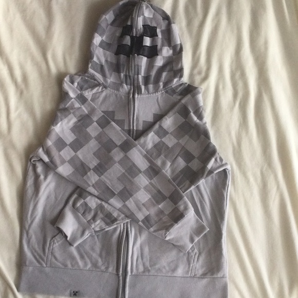 minecraft skeleton hoodie